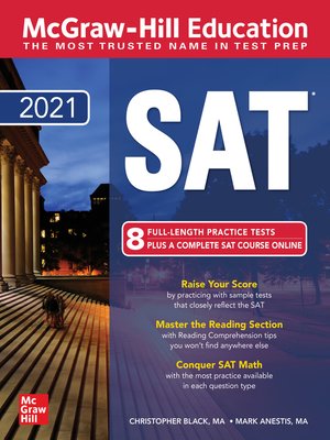 cover image of McGraw-Hill Education SAT 2021